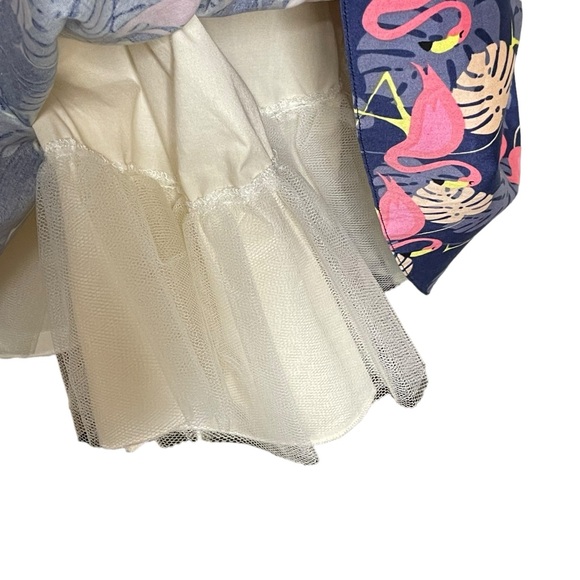 Lady Voluptuous 16 flamingo print dress - Picture 6 of 10